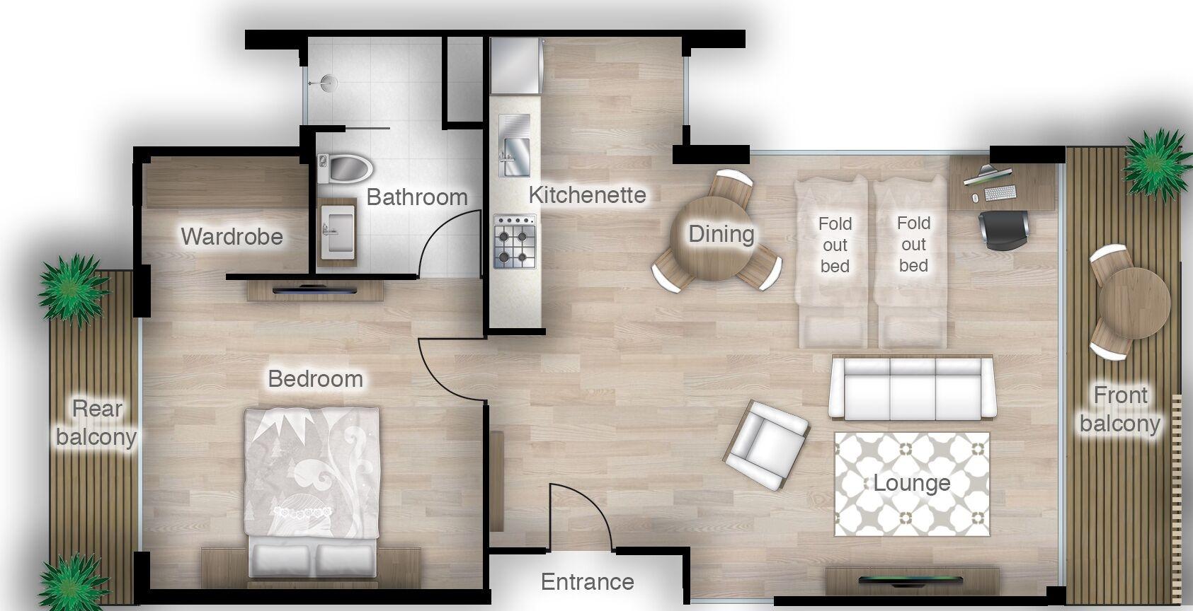 Studio 365 Serviced Apartments Chiang Mai Extérieur photo